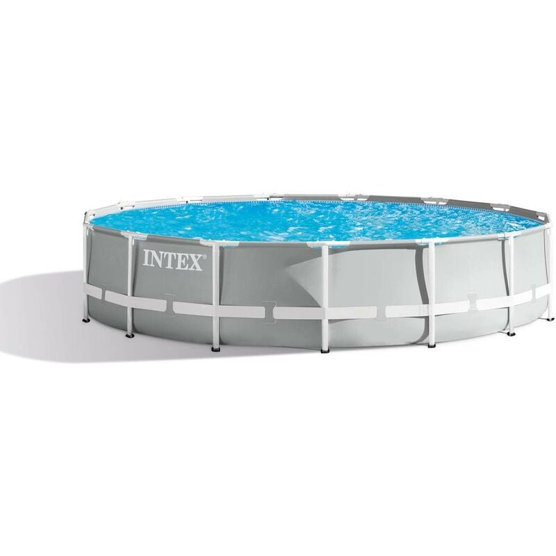 GRE - Kit Piscine Prisme Rond 4 -57 x 1 -07 - Intex