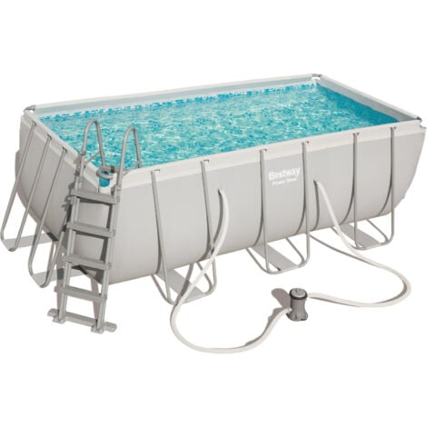 Piscine rectangulaire Power Steel 412x201x122 9 578 L 56456