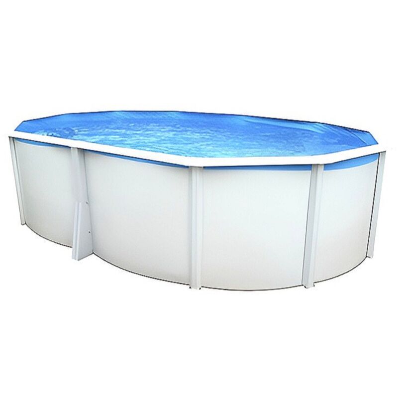 Piscine hors-sol acier TOI ibiza compact ovale 550X366X132cm filtre à sable 3,6m³/h