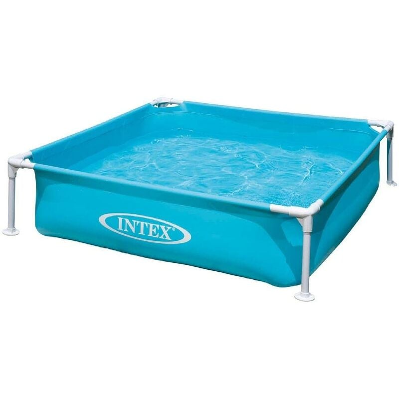Intex - mini piscine cadre bleu pour enfants 122X122X30CM
