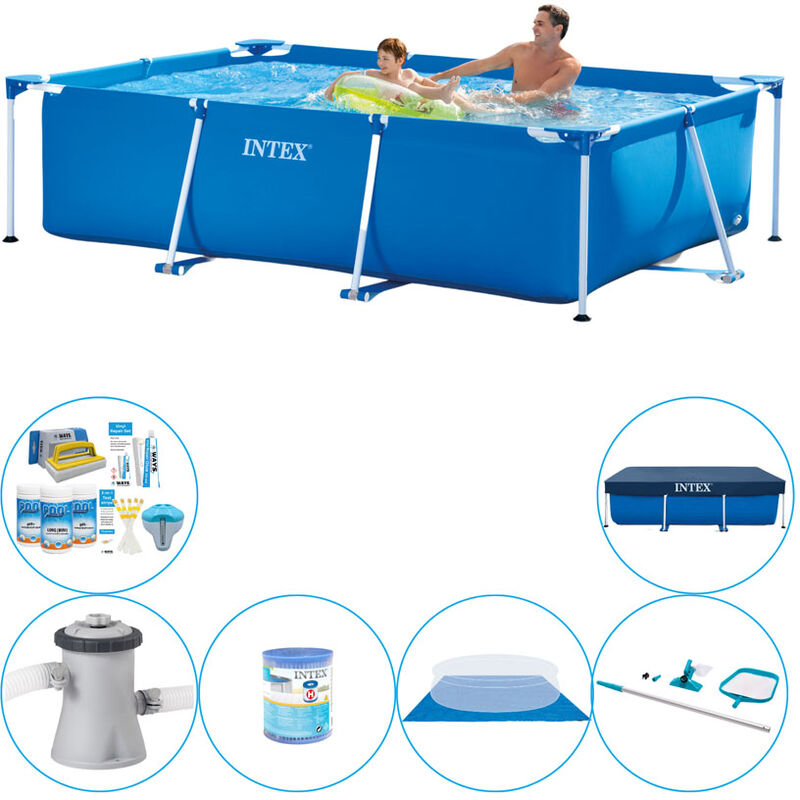 Intex - frame pool piscine - 260 x 160 x 65 cm...