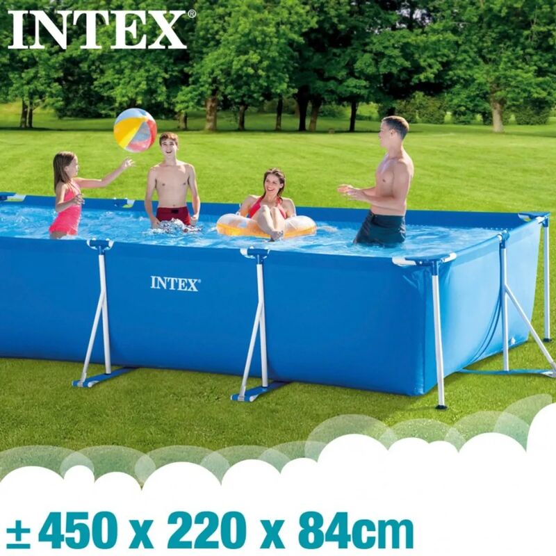 Piscina Intex Metal Frame 450 X 220 X 84 Con Depuradora - 28274