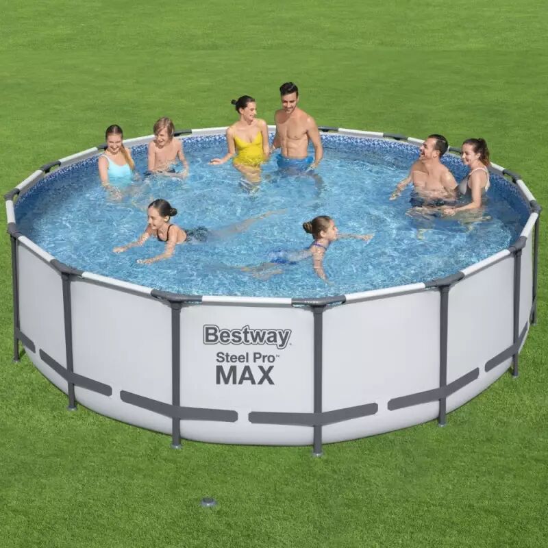 Bestway - Piscine tubulaire 4,88m x 1,22m filtre cartouche