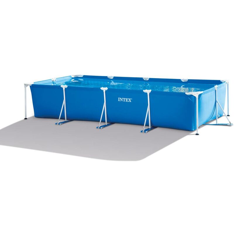 GRE - Kit Piscine rectangulaire Tubulaire 4 -5 x 2 -2 x 0 -84m bleu - Intex