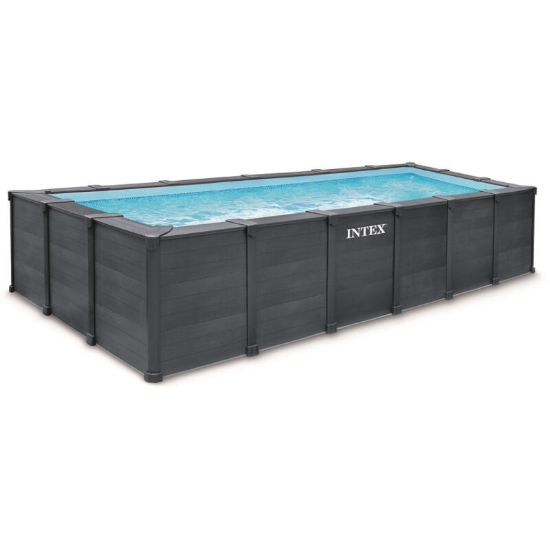 KIT PISCINE RECT TUBULAIRE6 00 x 3 00 x h 1 24m