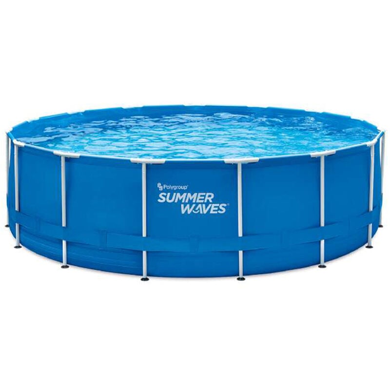 Summer Waves - Piscine tubulaire Active Frame Pool ronde 4,57 x 1,22 m