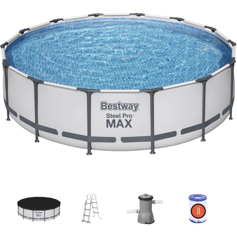 Bestway - Piscine hors sol ronde Steel Pro Max 427 x 107 cm