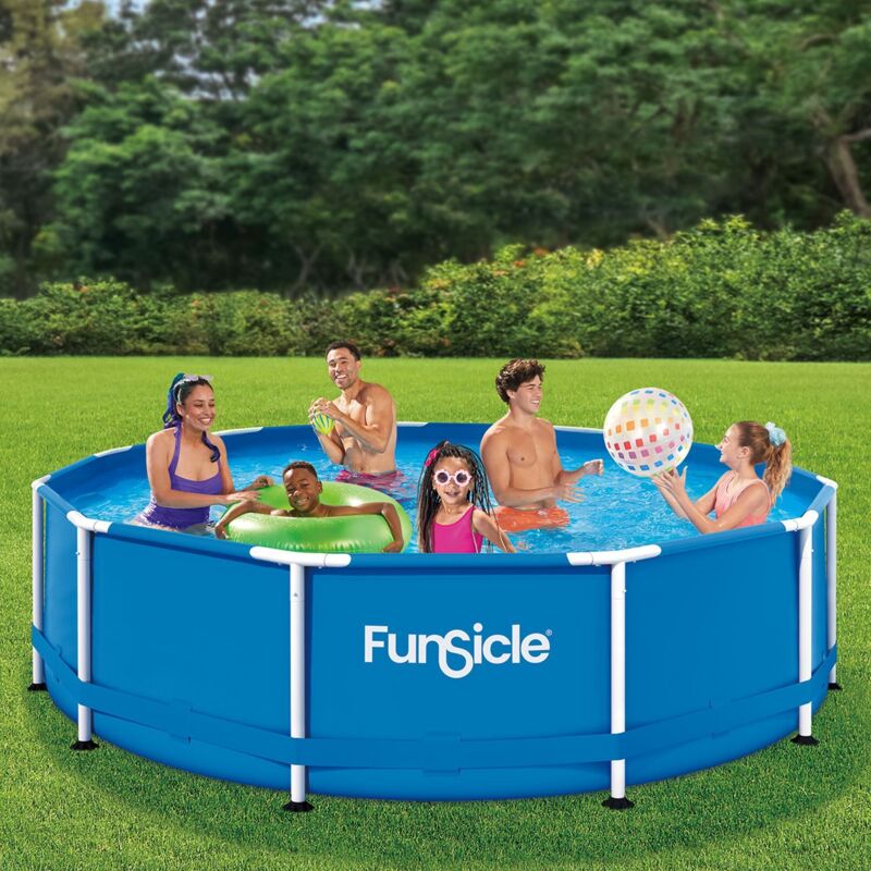 Funsicle - Piscine tubulaire ronde Ø3,66m x 91cm