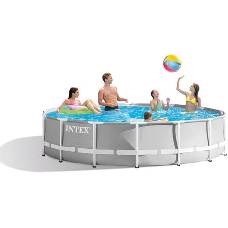 Piscine tubulaire ronde Intex Prism Frame 4,57 x 1,22 m -