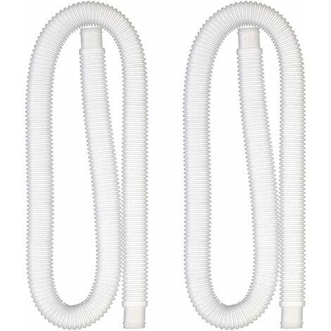 Piscine Tuyau, Piscine Tuyau de remplacement, piscine tuyau 1.25inch Diamètre piscine remplacement tuyau Compatiable avec INTEX pompe 2pcs