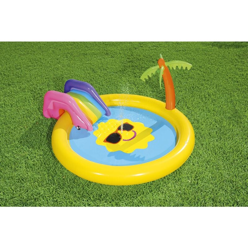 Piscinetta gonfiabile Isola del Sole con scivolo Bestway 53071