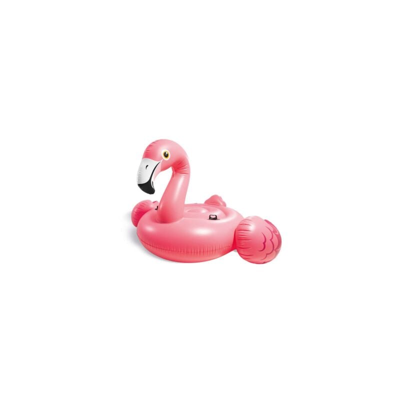 Intex - 57288 Flamingo gonflable grande ile flottante 203x196x124 cm avec sie'ges en vinyle avec patch de re'paration inclus couleur rose