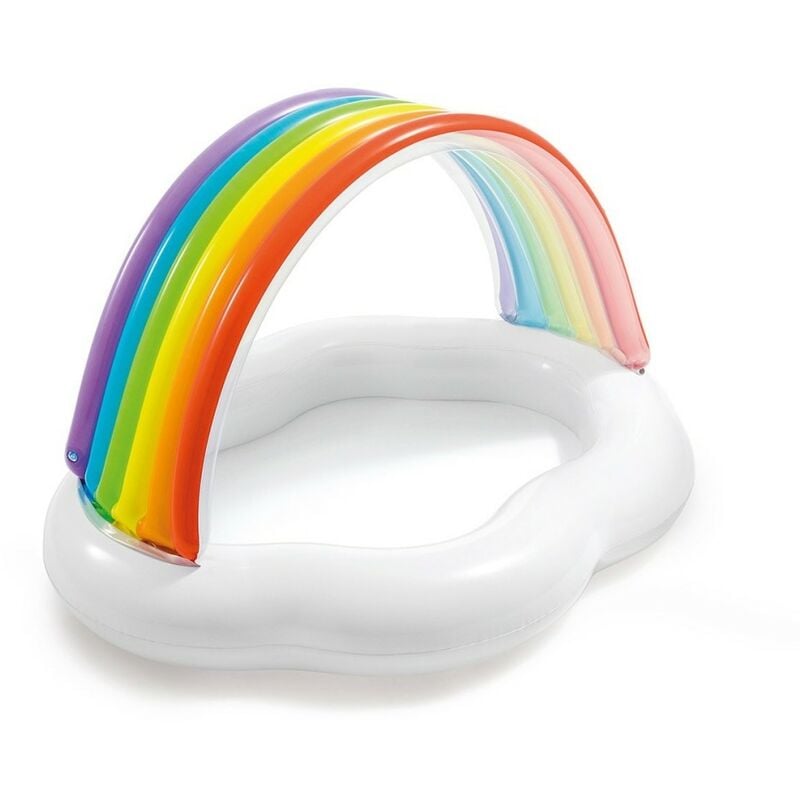 Piscinette gonflable Rainbow - Blanc