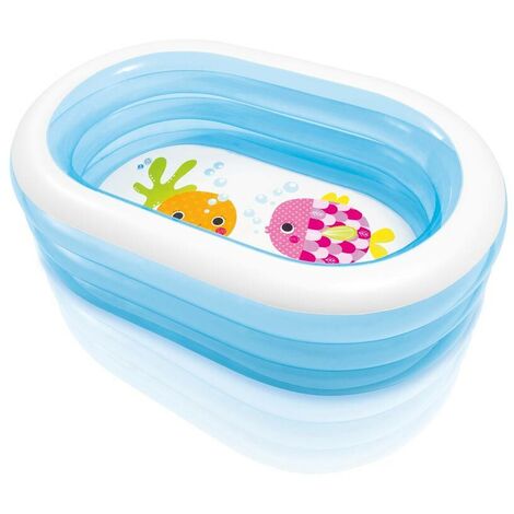 Piscinette ovale Intex Baleine
