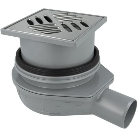 Piso siphon ultraplat dn 50 con rejilla