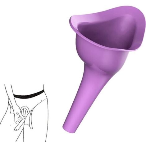 Pisse debout de poche femme silicone pliable réutilisable urinoir portable entonnoir wc pratique, compact et réutilisable - idéal