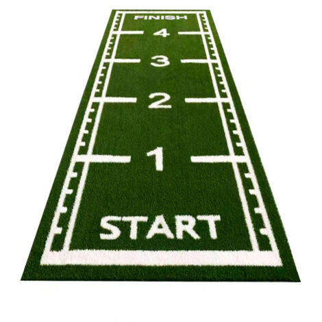 Pista de sprint de césped artificial - 5 x 1,5 metros - Verde
