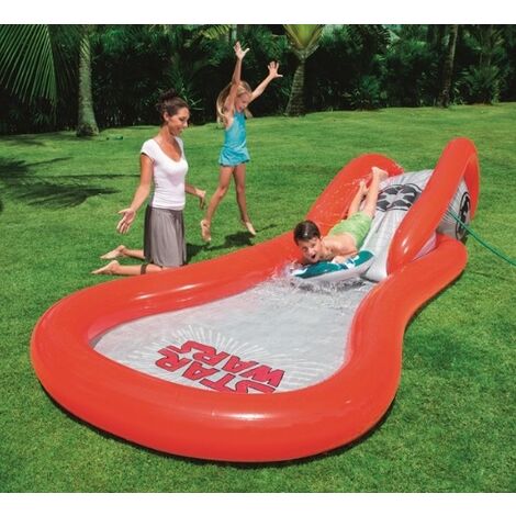 Pista deslizante star wars 381x175x69 cm.
