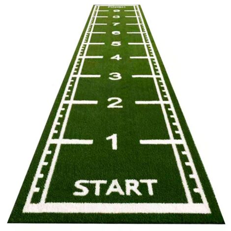 Pista sprint in erba artificiale - 10 x 2 metri - Verde - 17 mm