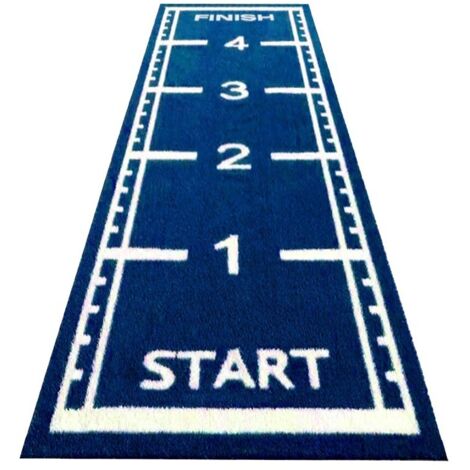 Pista sprint in erba artificiale - 5 x 1 metro - Blu