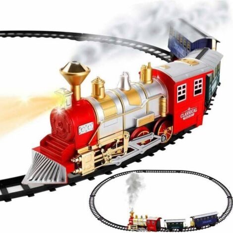 82 pz Set treno con Luce /& Sound Kids Bambino Giocattolo opere edilizie mattoni