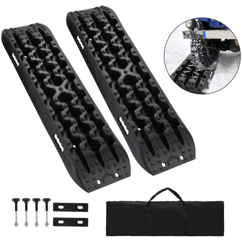 Swanew - Piste de Traction 2pcs tapis de traction Piste de Traction avec sac de rangement Bande de tractionPiste de Traction 2pcs tapis de traction