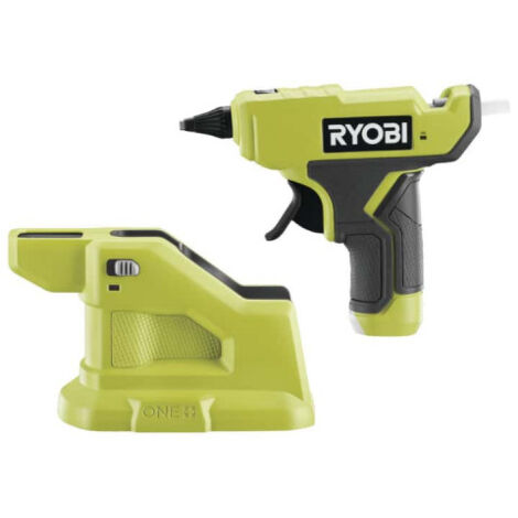 pistola a caldo mini a batteria ryobi "rglm18-0" 18v, solo corpo macchina