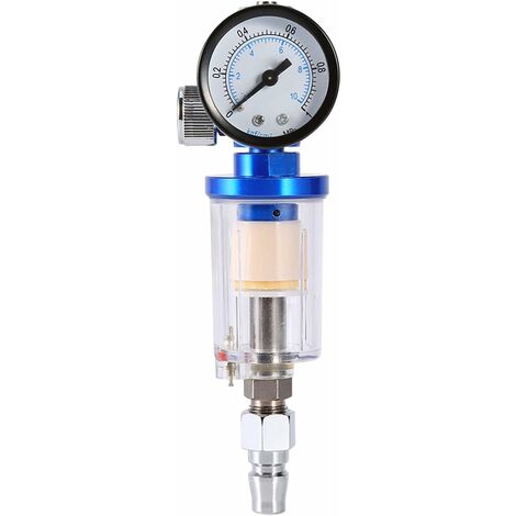 Pistola a spruzzo di vernice Separatore d'acqua Pistola a spruzzo pneumatica Manometro del regolatore dell'aria + Separatore del filtro dell'olio in linea Pistola a spruzzo pneumatica