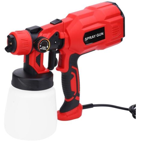 Pistola a spruzzo elettrica, spruzzatore di vernice a fessura per mobili, pareti, recinzioni, 800 ml, 550 W