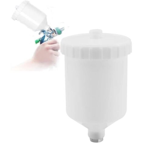 Pistola a spruzzo per vernice da 600 ml, attacco per ugello di spruzzatura ad aria compressa per pistola a spruzzo per vernice da 600 ml