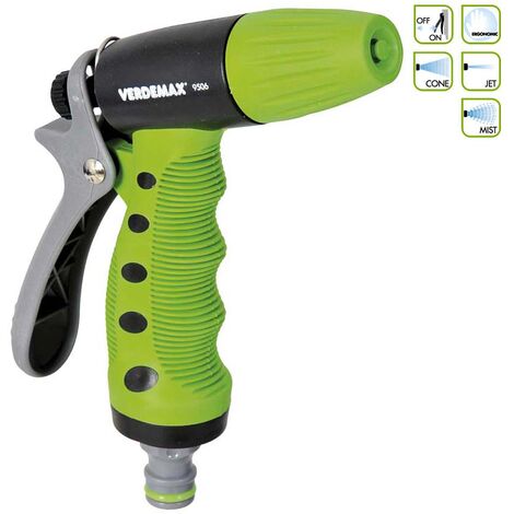 Pistola a spruzzo regolabile impugnatura ergonomica Verdemax