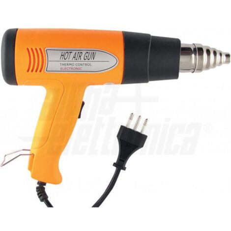 Pistola ad aria calda 800w - 1500w alpha elettronica 98-380