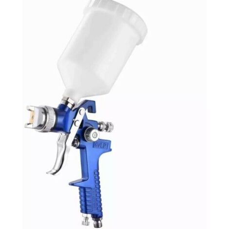 PISTOLA AEROGRAFO ARIA serbatoio 600ML ugello 1.2mm SPRUZZO HVLP VERNICIATURA
