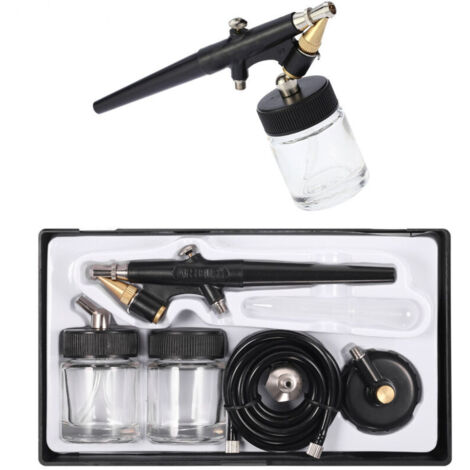 Pistola aerografo HD-138 con ugello da 0,8 mm, per trucchi fai da te, decorazioni di torte e nail art.