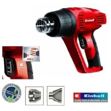 PISTOLA ARIA CALDA 2000W CON RISCALDAMENTO E VEL REG