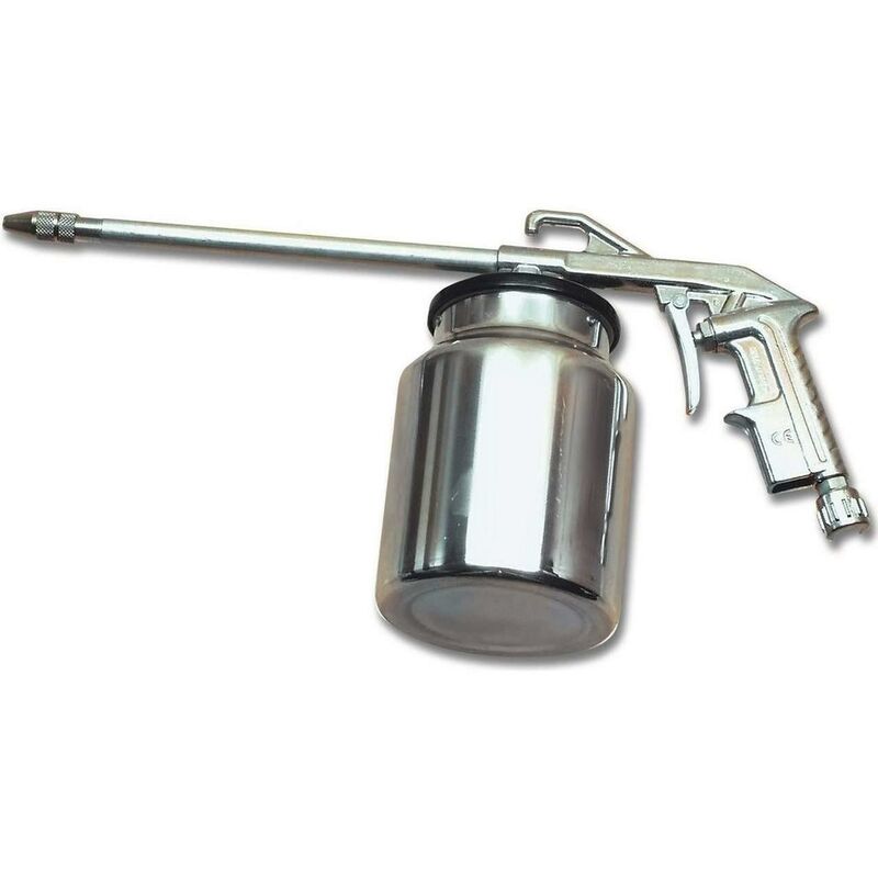 Image of Pistola aria compressa lavaggio gasolio con serbatoio per compressore