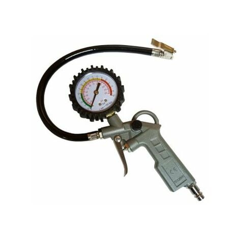 GLOBEX PISTOLA COMPRESSORE PER GONFIAGGIO PNEUMATICI CON MANOMETRO GOMME AUTO (18858)