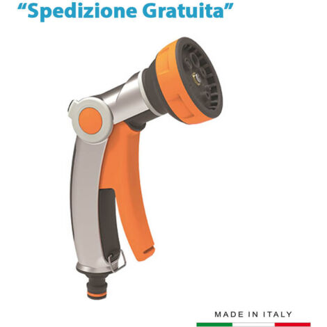Pistola da irrigazione media portata 8 jet con inserti in metallo