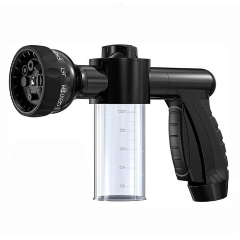 Pistola de agua de espuma multiusos de alta presión para lavado de autos, dispensador de jabón y champú para mascotas y boquilla rociadora para manguera de jardín
