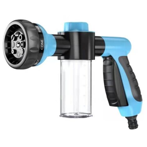 Pistola de agua de espuma multiusos de alta presión para lavado de autos, dispensador de jabón y champú para mascotas y boquilla rociadora para manguera de jardín