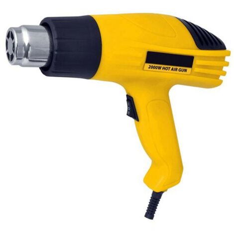 PISTOLA DE AIRE CALIENTE 2000 VATIOS CON ADAPTADORES