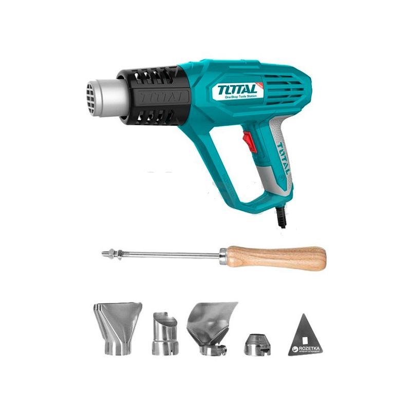 

Pistola de calor 12000W Total 4 Boquillas y raspador