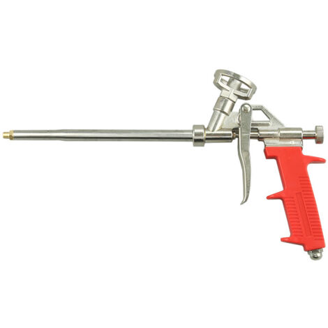 Pistola de espuma de PU de metal, pistola dosificadora profesional con mango ergonómico de plástico