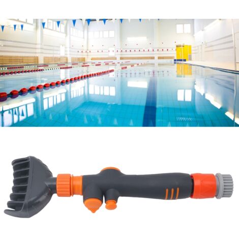 Pistola de limpieza de PVC para filtros de spa/piscina, 28,5 cm, con conector, reutilizable y fácil de usar.