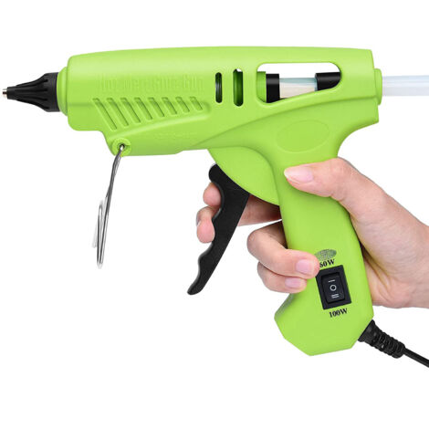 Pistola de pegamento caliente - 60 herramientas eléctricas de silicona para bricolaje, reparaciones y decoración en el hogar y la oficina