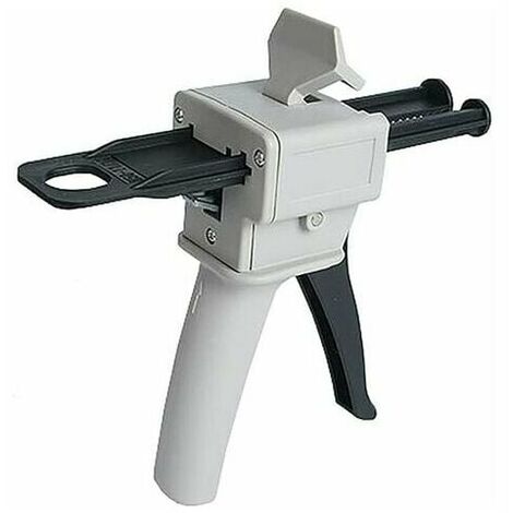 Pistola de pegamento epoxi Ab de 50ml, aplicador de mango de pistola dispensadora de epoxi para mezclar 0,04236111111111111 E, proporciones de pegamento 2:1