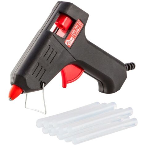 Pistola de pegamento Top Tools de 8 mm: pegado preciso, potencia de 10 W