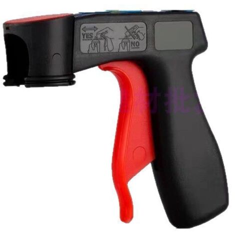 Pistola de pintura con mango ergonómico, práctico adaptador para lata de aerosol, herramienta de pulverización para automóviles y bricolaje