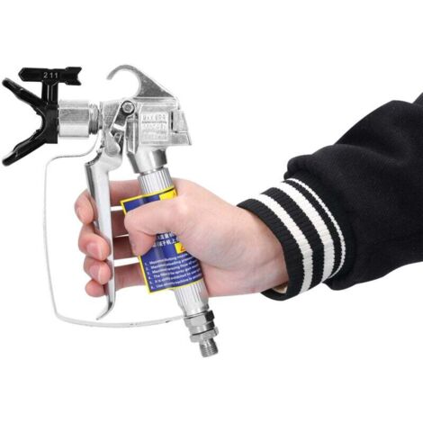 Pistola de pintura de alta presión sin aire + asiento de boquilla para sistema de pintura en aerosol sin aire