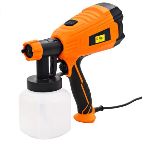 Pistola de pintura eléctrica con 3 boquillas 500 W 800 ml